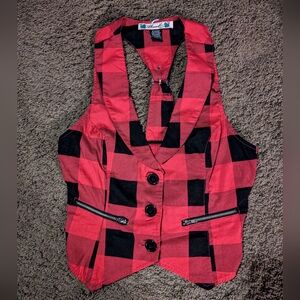 Punk Vest with buckle back